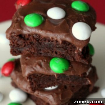 Delicious-AND-Easy-Frosted-Holiday-Mint-MM-Brownies-from-lilluna.com-brownies