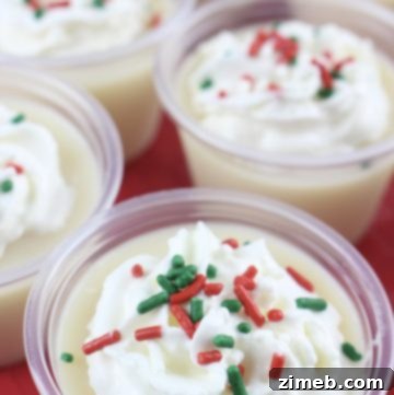 Christmas Sugar Cookie Jello Shots with sprinkles