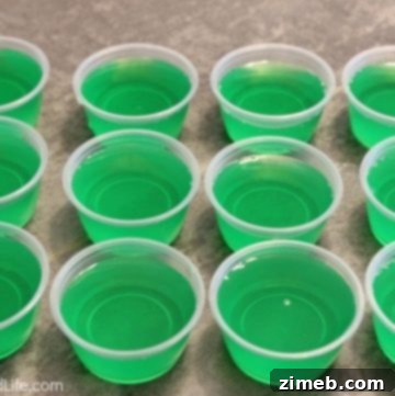 Margarita Jello Shots garnished with lime