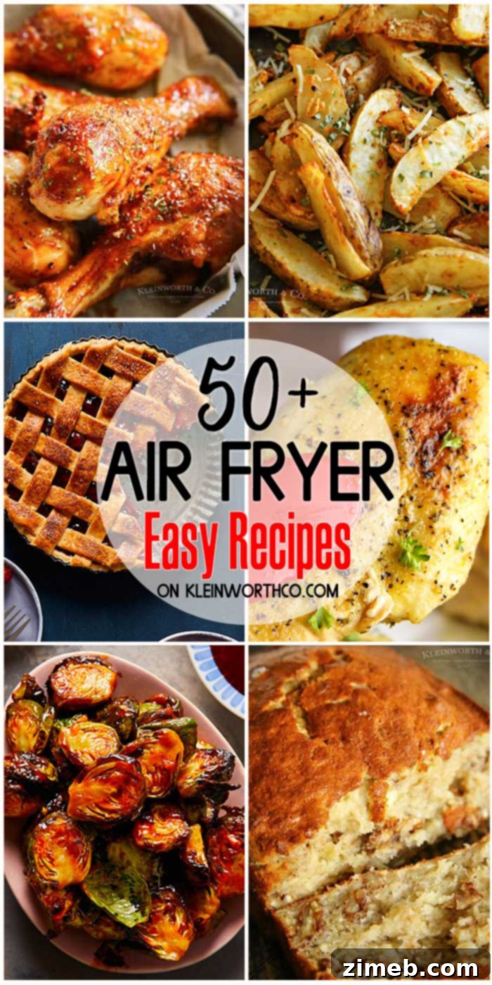 50+ Easy Air Fryer Recipes for Quick & Healthy Meals