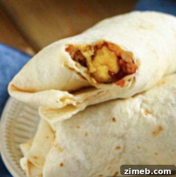 How to make Air Fryer Breakfast Burritos