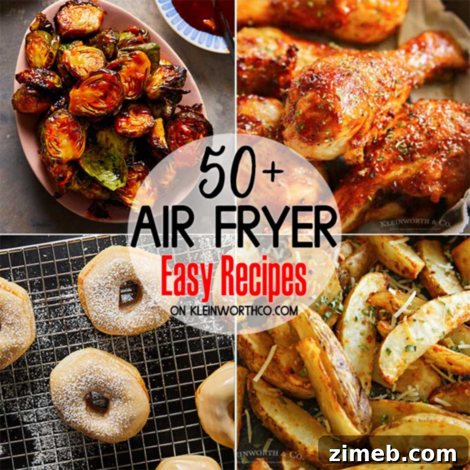 50+ Easy Air Fryer Recipes for fast, healthy, and delicious meals.