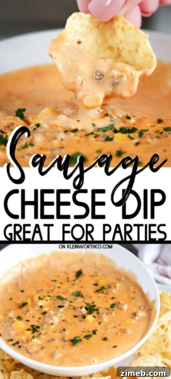 Irresistible Sausage Cheese Dip for Game Day and Parties