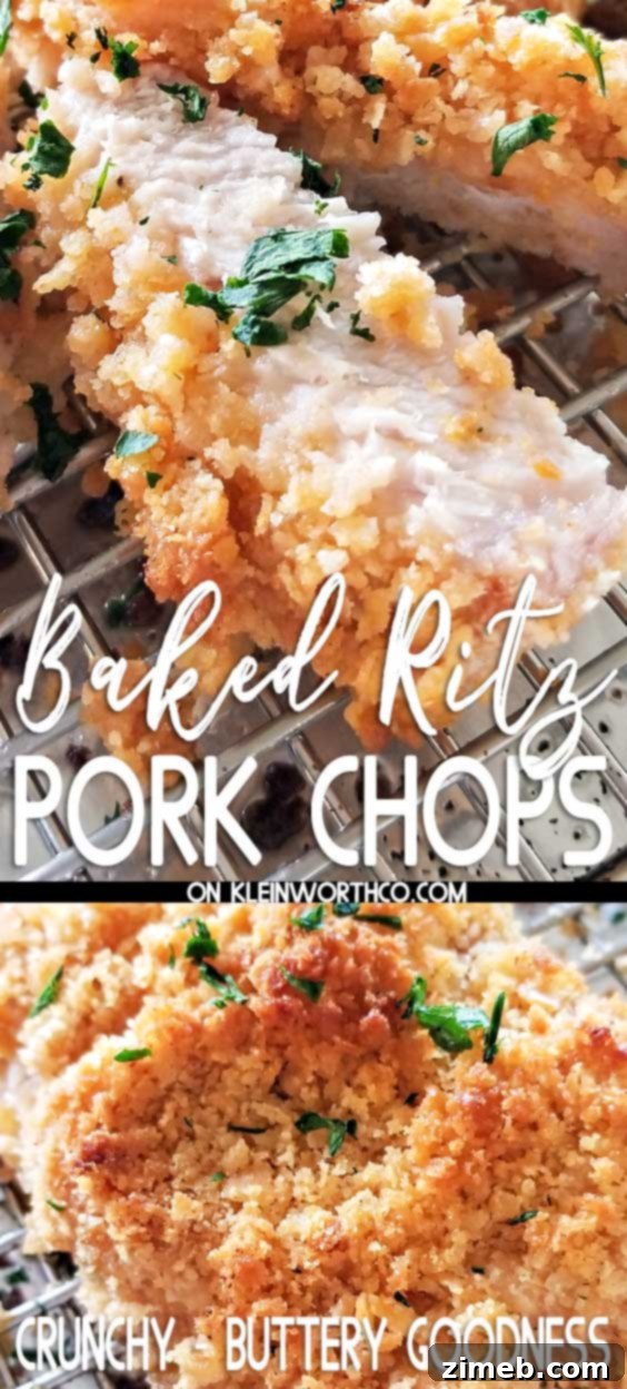 Golden Ritz-Crusted Pork Chops 2 Baked Ritz Pork Chops