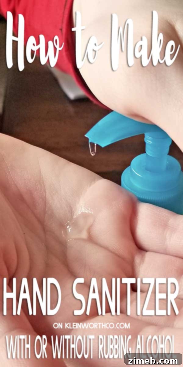 Homemade Germ Buster 2 Homemade DIY Hand Sanitizer Gel and Spray