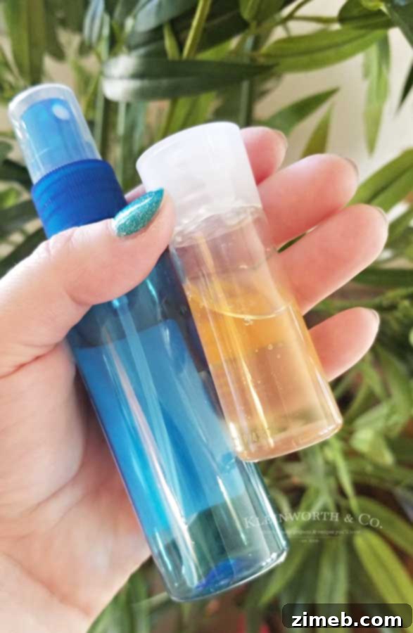 Homemade Germ Buster 3 DIY Hand Sanitizer Spray with Natural Ingredients