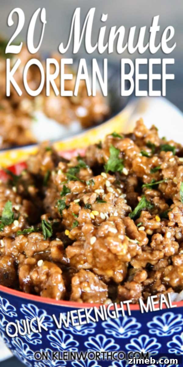 Savory Bulgogi Bowls 2 Korean Beef Bowl Recipe - a quick and easy 30-minute weeknight dinner made with ground beef and pantry staples.
