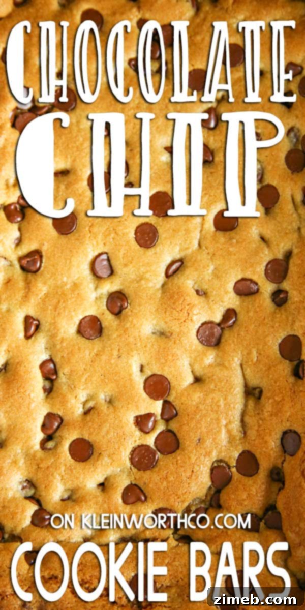 Ultimate Chocolate Chip Cookie Bars 2 The very best Chocolate Chip Cookie Bars recipe