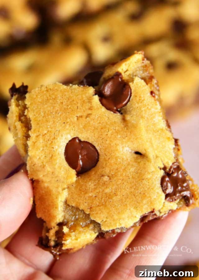 Ultimate Chocolate Chip Cookie Bars 3 Chocolate Chip Cookie Bars recipe