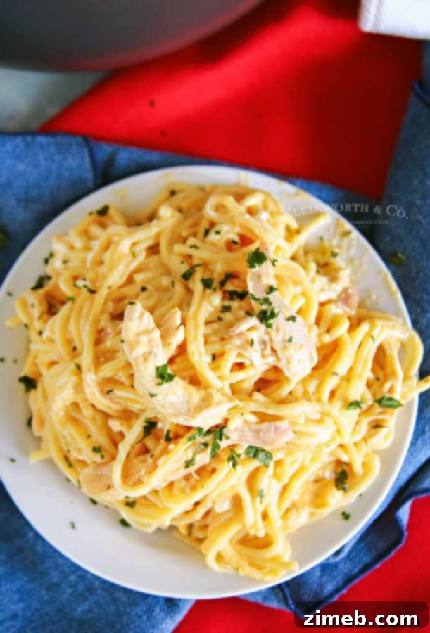 how to make Cheesy Chicken Spaghetti in an Instant Pot