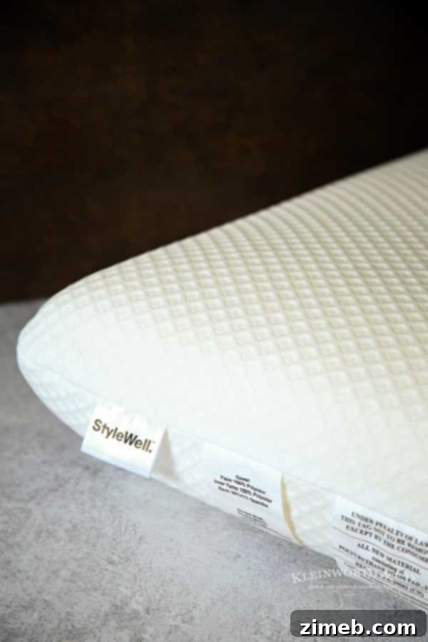 Campus Ready Essentials 6 Memory Foam Pillow - College