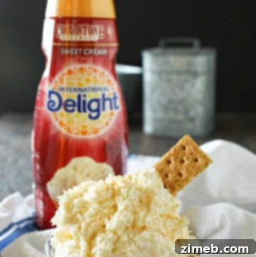 Cinnamon Cheesecake Dip is a great no-bake dessert dip recipe that is ready in less than 5 minutes. Just another great recipe using creamer & pudding mix to add to your parties or just a light after dinner treat.