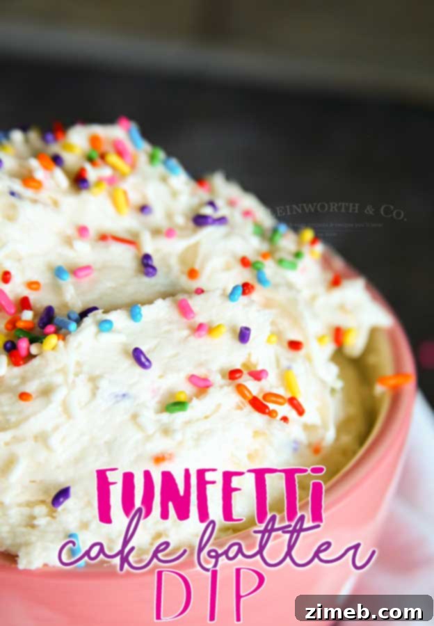 Funfetti Cake Batter Dip