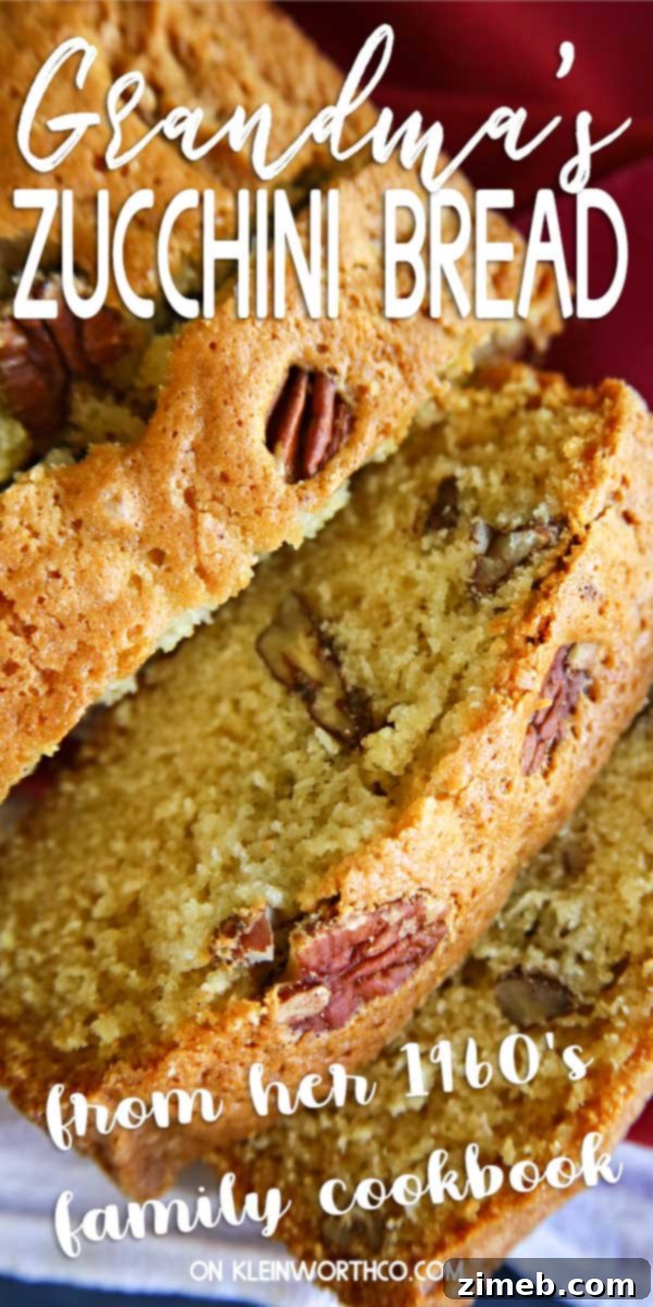Foolproof Zucchini Bread 2 Delicious Easy Zucchini Bread baked from a vintage recipe