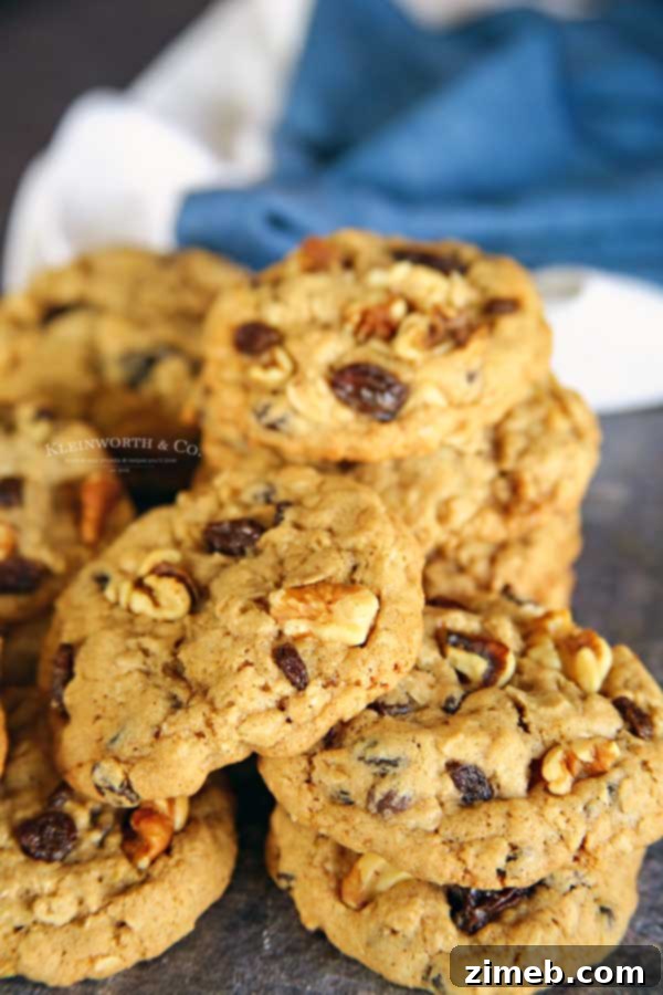 Ultimate Chewy Oatmeal Raisin Cookies 5 chewy oatmeal raisin cookies recipe