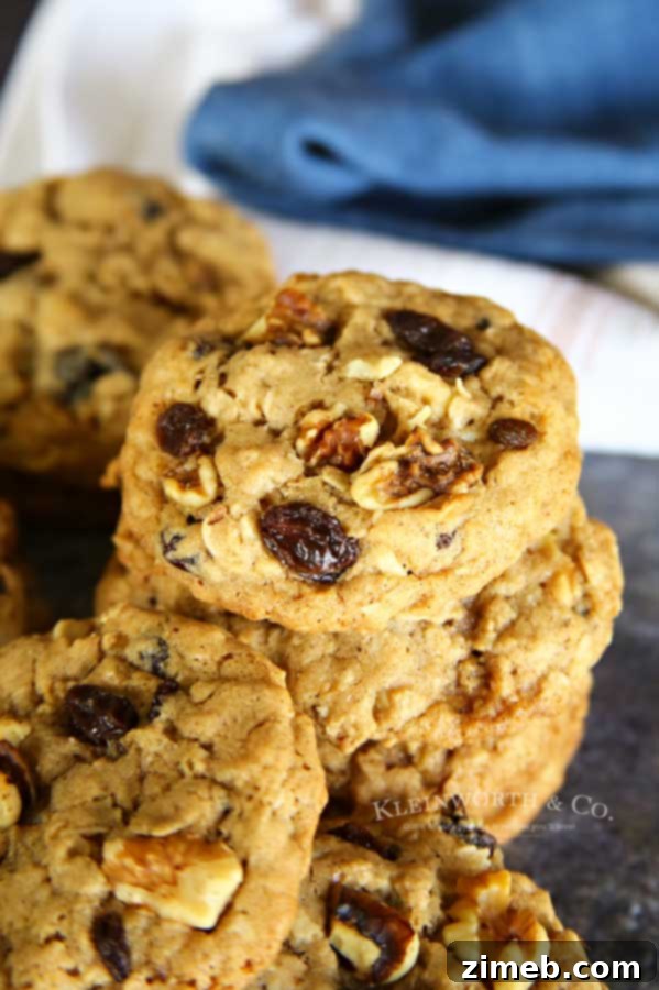 Ultimate Chewy Oatmeal Raisin Cookies 7 easy oatmeal cookies recipe