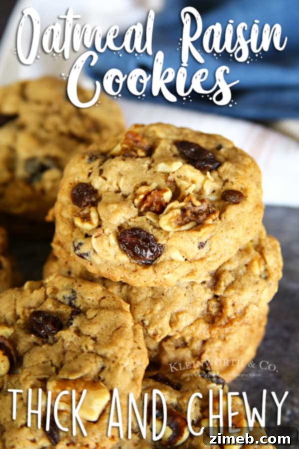 Ultimate Chewy Oatmeal Raisin Cookies 9 Chewy Oatmeal Raisin Cookies
