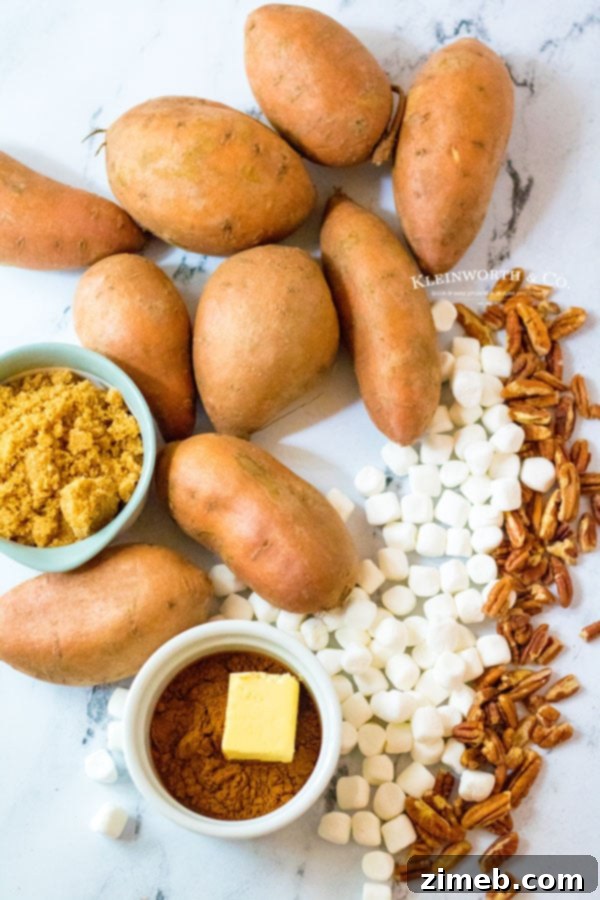 Meltingly Tender Slow Cooker Sweet Potatoes 4 Sweet Potato ingredients