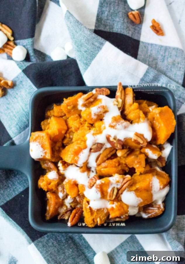 Meltingly Tender Slow Cooker Sweet Potatoes 9 recipe for making sweet potatoes