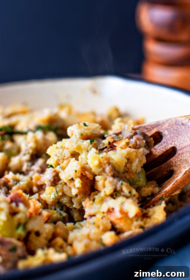 Effortless Savory Sausage Stuffing 12 Serving pork sausage stuffing