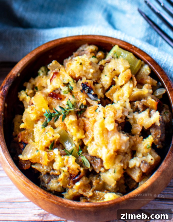 Effortless Savory Sausage Stuffing 16 Classic bread stuffing with sausage