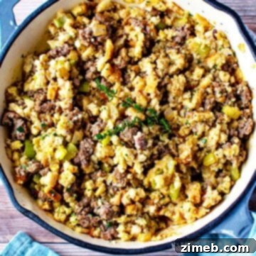 Ultimate Green Bean Bake 18 How to make Easy Sausage Stuffing, a quick and savory holiday side.