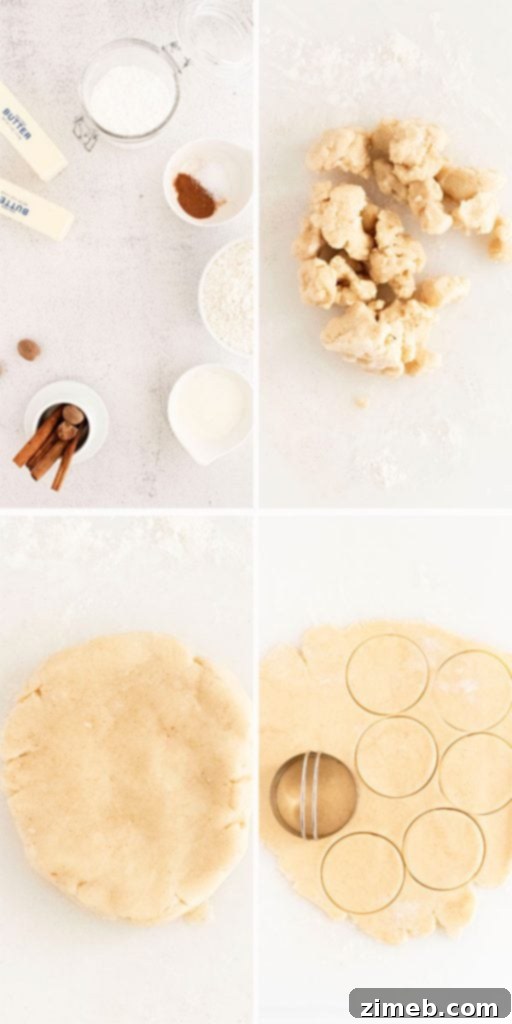 Ingredients for Easy Halloween Shortbread Cookies
