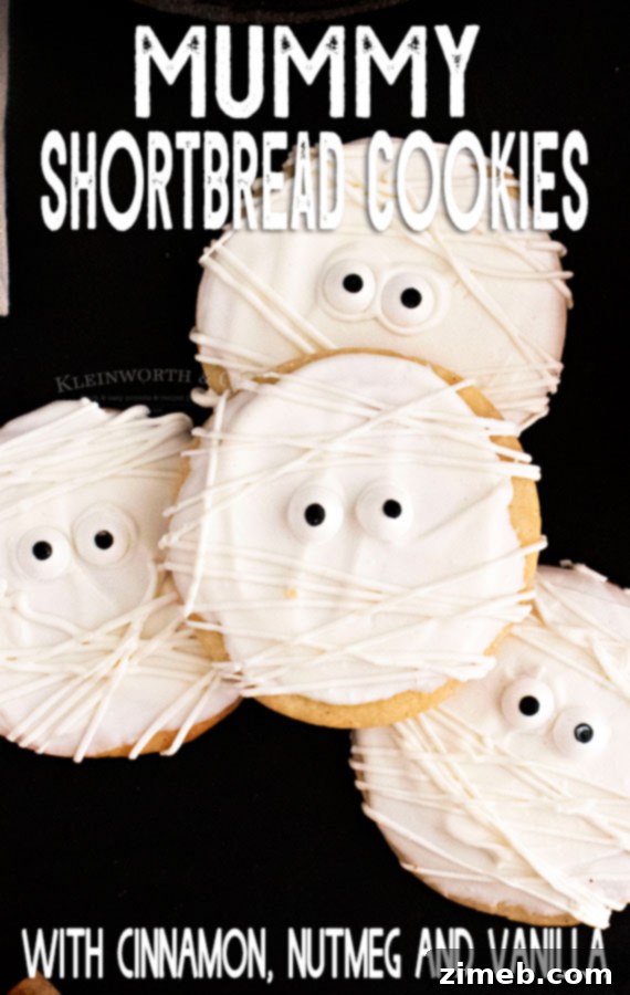 Mummy Shortbread Cookies final image
