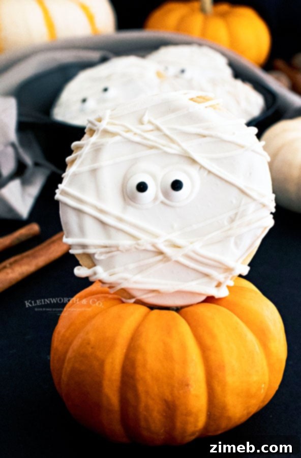 Mummy Shortbread Cookies Recipe overview