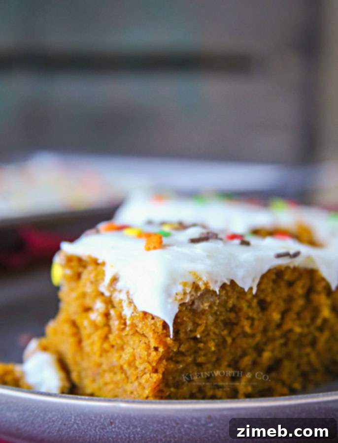 Simple Pumpkin Perfection with Cream Cheese Frosting 3 Holiday Dessert - Pumpkin Cake