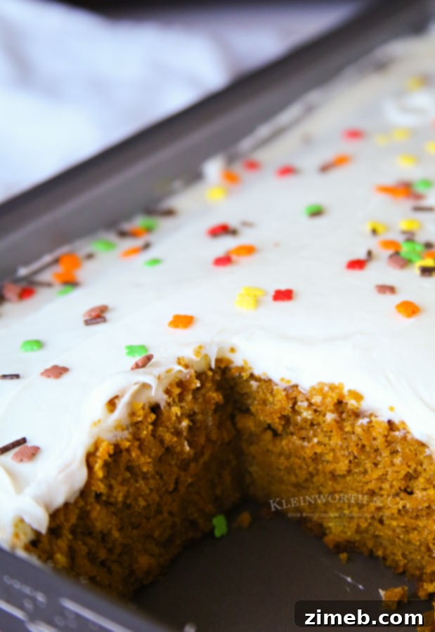 Simple Pumpkin Perfection with Cream Cheese Frosting 4 Easy Pumpkin Cake Recipe Thanksgiving