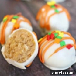 Simple Pumpkin Perfection with Cream Cheese Frosting 9 Pumpkin Spice Truffles