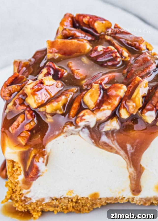 Ultimate No-Bake Pecan Pie Cheesecake 13 thanksgiving cheesecake