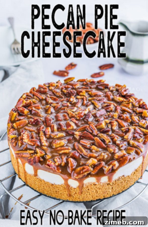 Ultimate No-Bake Pecan Pie Cheesecake 27 No-Bake Pecan Pie Cheesecake