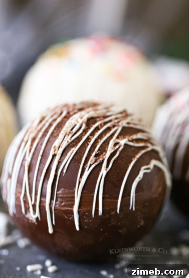 Mug-Melting Cocoa Surprises 16 Chocolate Marshmallow Hot Chocolate Bombs, a classic treat