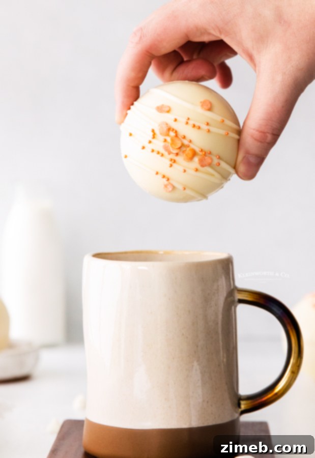 Mug-Melting Cocoa Surprises 18 Pumpkin Spice Hot Chocolate Bombs, decorated with autumnal spices