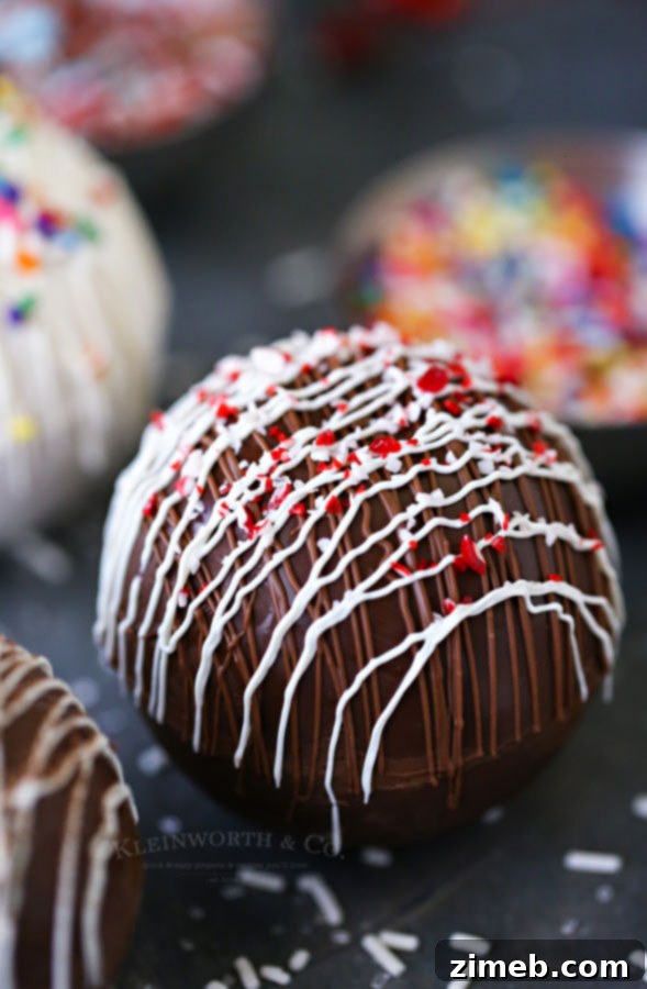 Mug-Melting Cocoa Surprises 9 Peppermint Hot Chocolate Bombs, featuring chocolate shells and crushed peppermint