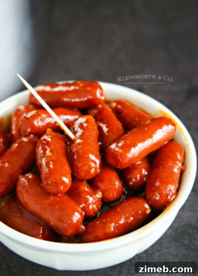 Sticky Sweet Instant Pot BBQ Smokies 3 Recipe for Instant Pot BBQ Smokies