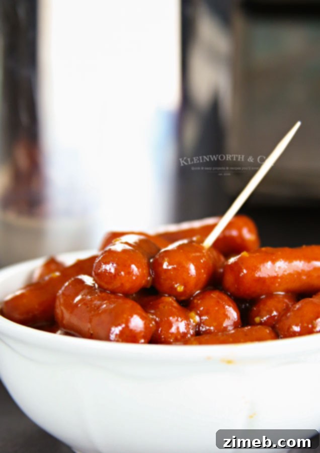 Sticky Sweet Instant Pot BBQ Smokies 6 How to make Instant Pot BBQ Smokies