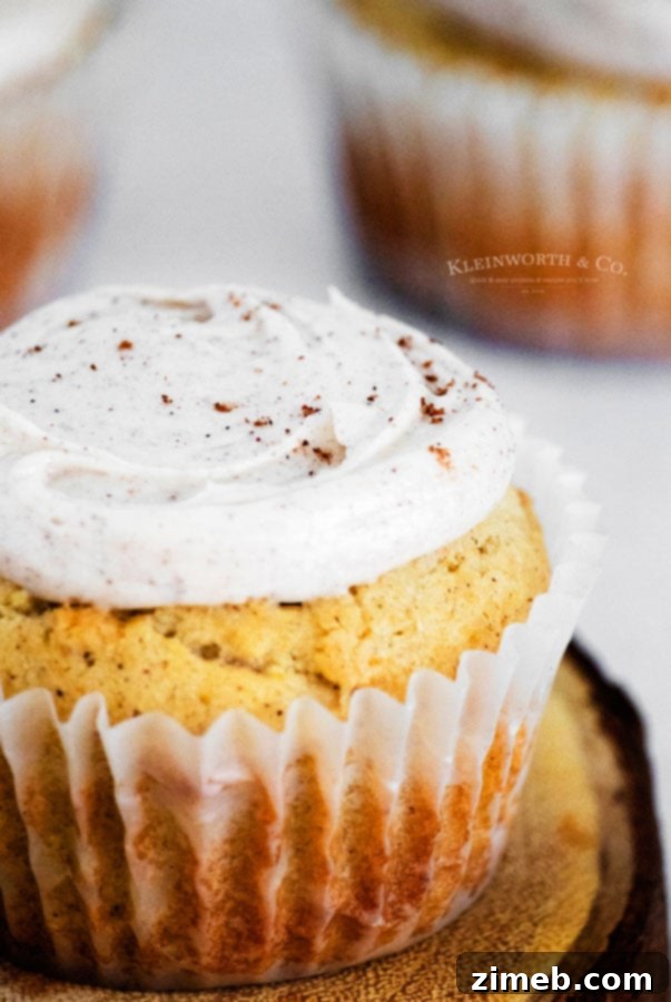 Holiday cupcakes with Cinnamon Vanilla Bean flavor