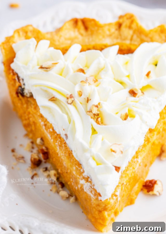 The Ultimate Pumpkin Pie 18 pumpkin pie with decorated whipped cream