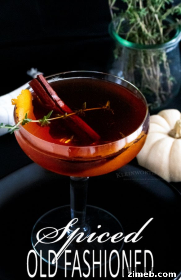 Spiced Old Fashioned