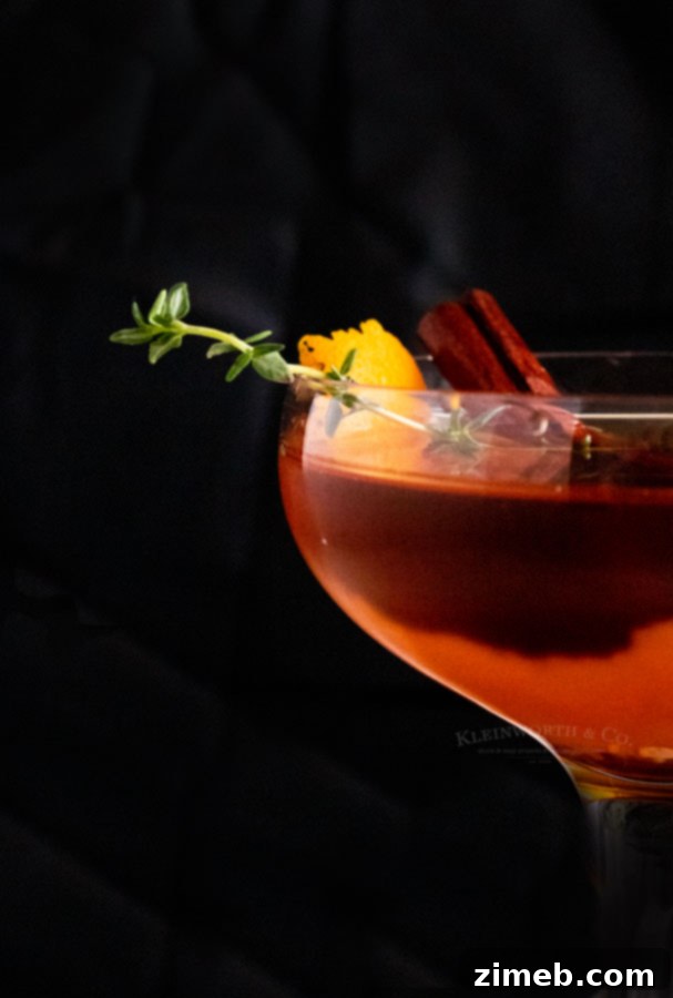 Fall Spiced Old Fashioned