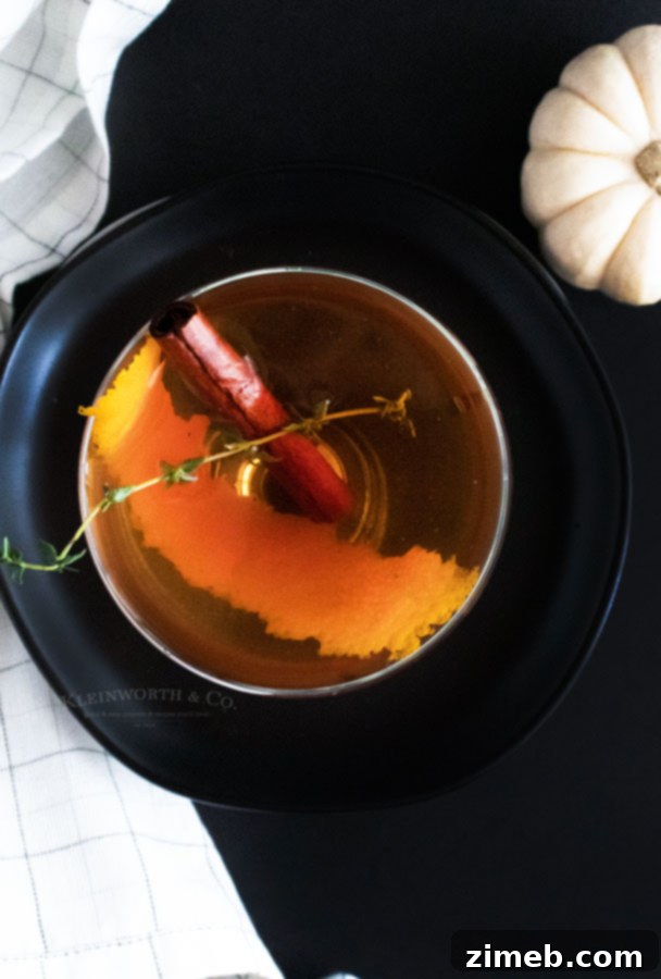 fall spiced cocktail