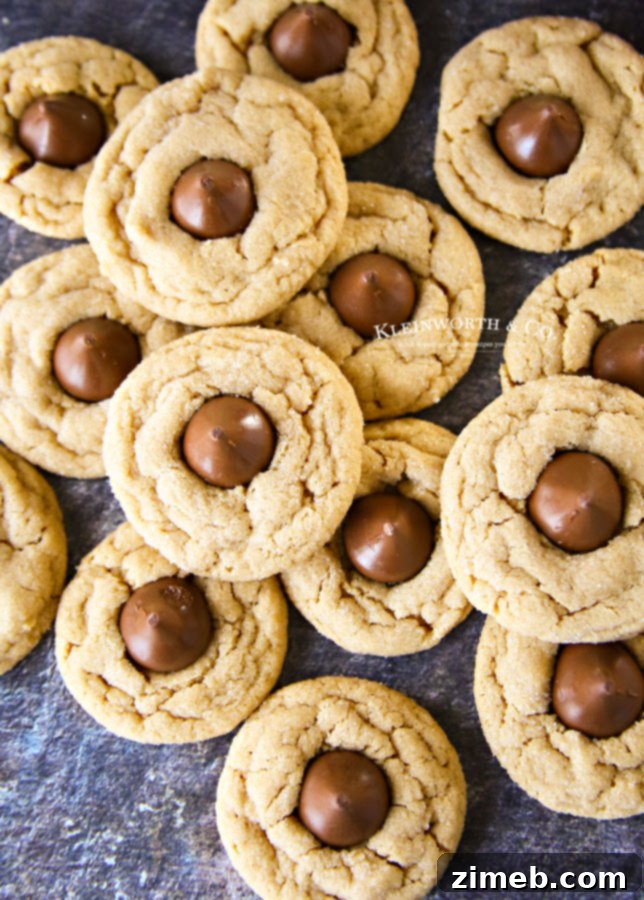 Peanut Butter Blossom Delights 3 Classic Peanut Butter Cookies with Hershey Kiss