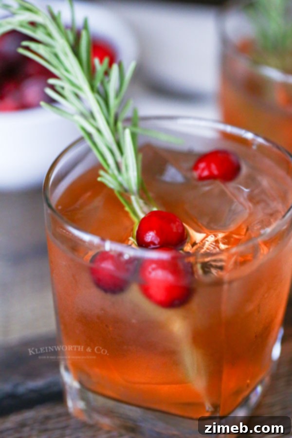 Holiday drink: Festive Apple Cranberry Spritzer