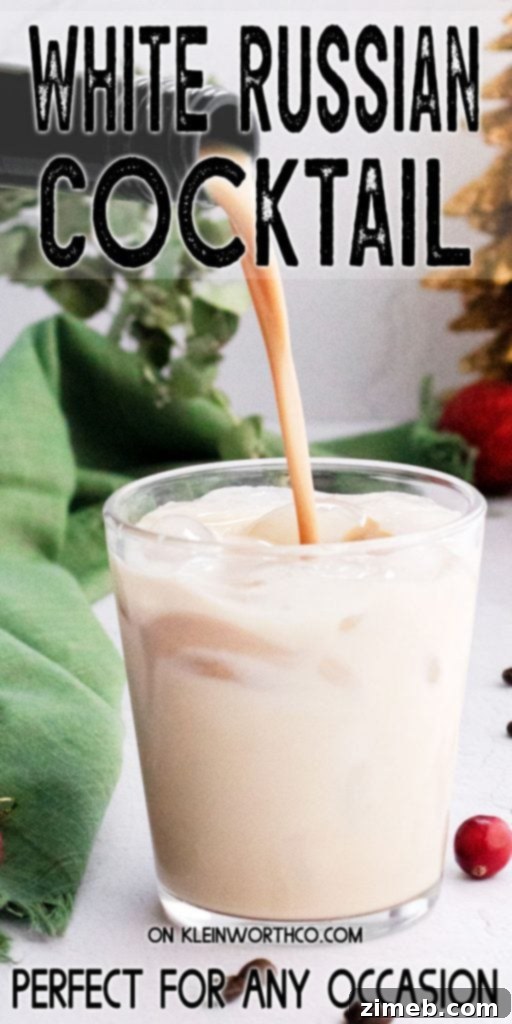 The Dude's Signature Sip 2 White Russian Cocktail