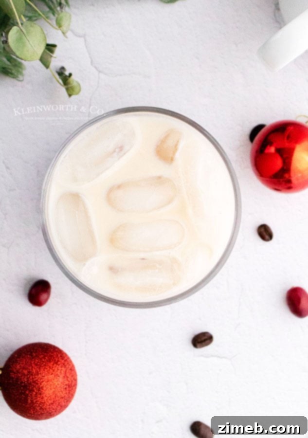 The Dude's Signature Sip 4 Baileys White Russian