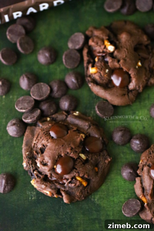 Salty-Sweet Brownie Cookie Crunch 9 Recipe for Pretzel Brownie Cookies