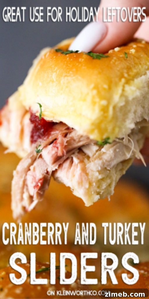 Turkey Cranberry Sliders 2 Delicious Turkey Cranberry Sliders made with holiday leftovers